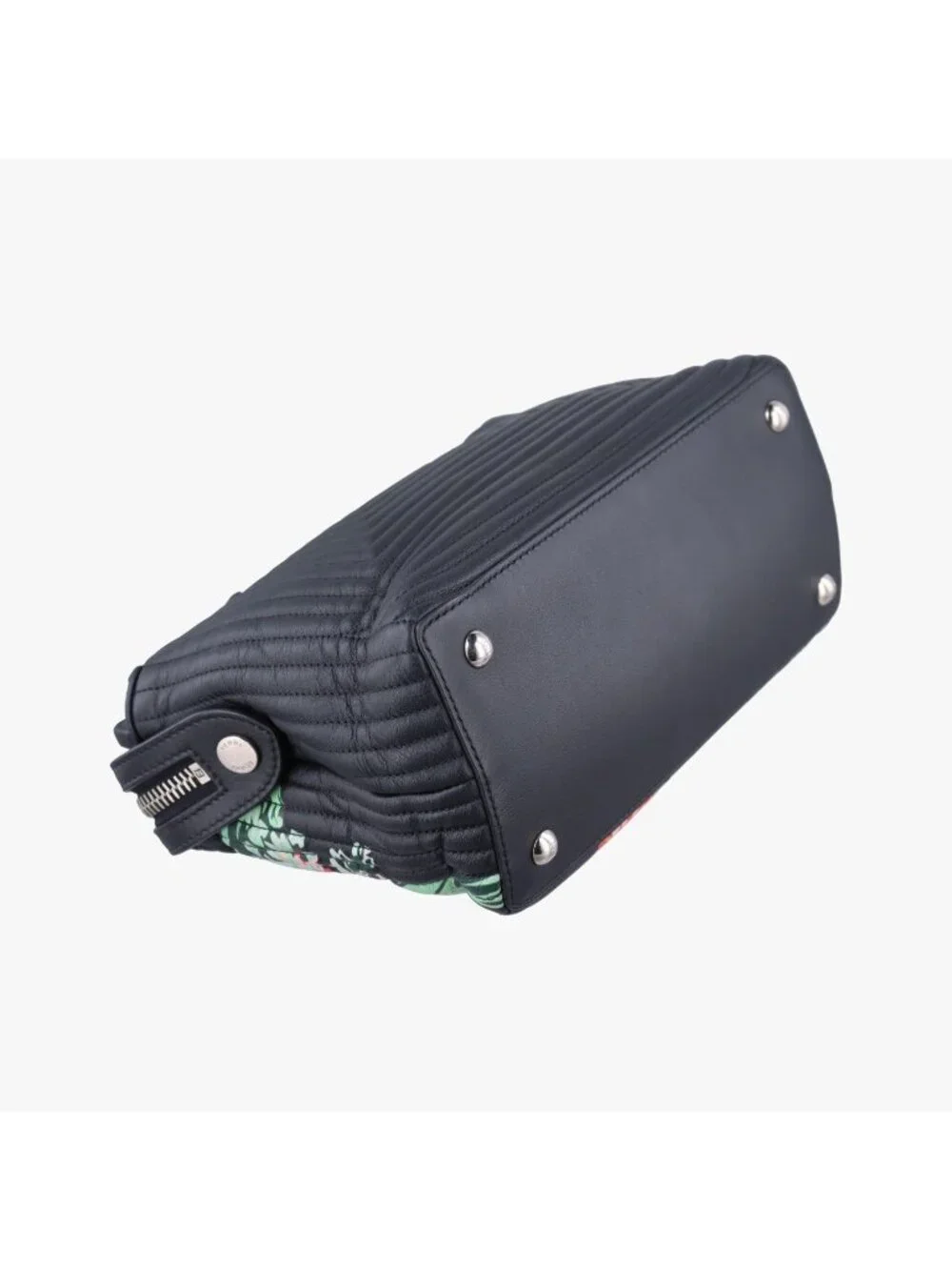 ★SOLD★ Fendi Com Click Small Black Multicolor Leather Messenger Bag - Picture 7 of 15